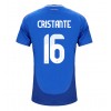 Italien Bryan Cristante #16 Hemmatröja EM 2024 Korta ärmar